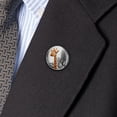 thumbnail image 3 of Giraffe in Taxi Metal 1.1" Tie Tack Hat Lapel Pin Pinback, 3 of 5