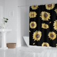 thumbnail image 2 of Waterproof Cute Sunflower Colorful Shower Curtain 72x72 Inch Boho Style Polyester Unique Shower Curtain for Bathroom Hotel Home Decor with 12 Plastic Hooks, 2 of 5