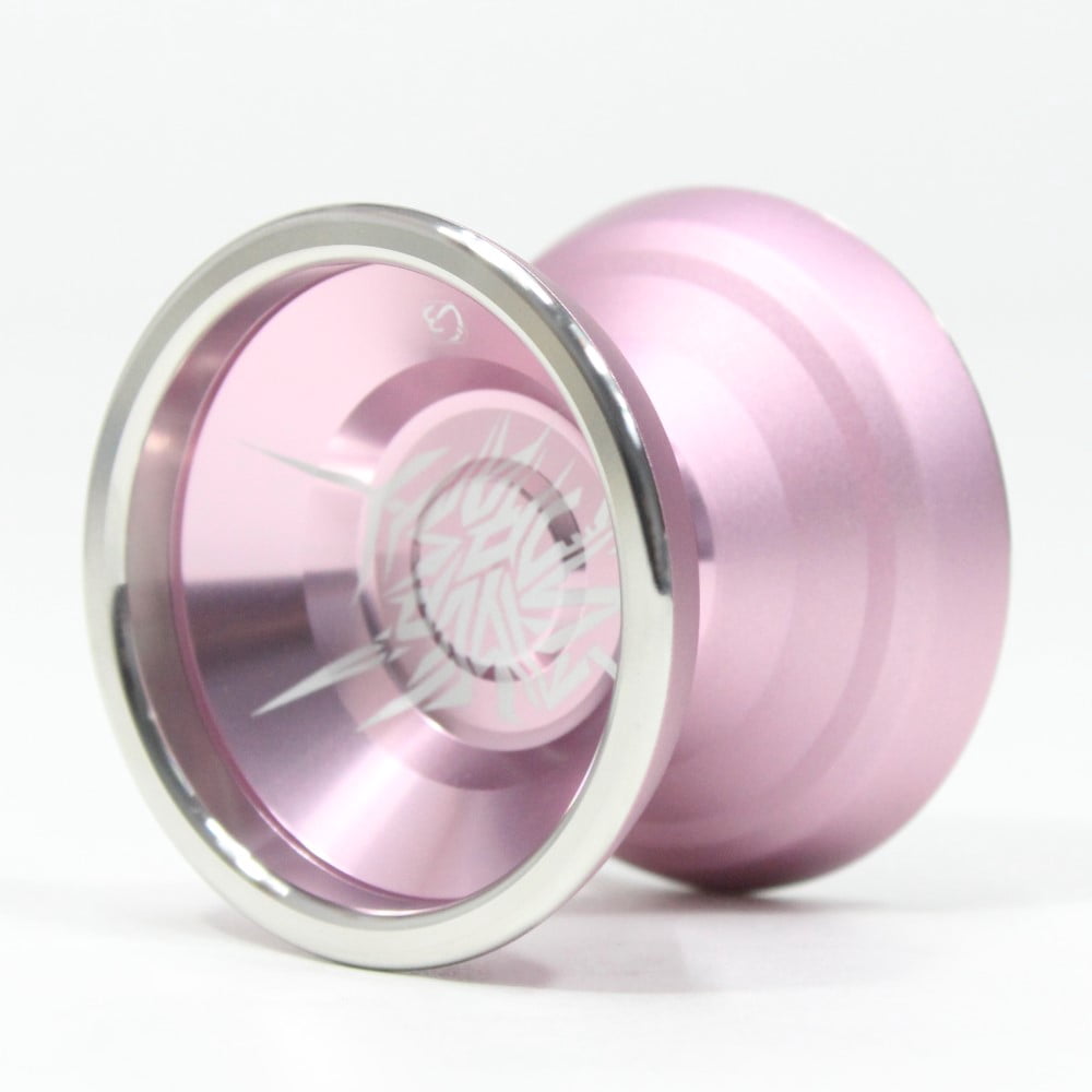 C3yoyodesign Saber Crash Yo-Yo - Inner Ring Bi-Metal YoYo (Pink)
