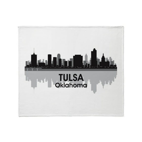 CafePress - Tulsa Skyline Throw Blanket - Soft Fleece Throw Blanket, 50"x60" for All Ages