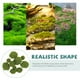 thumbnail image 2 of WORGEOUS Rocas de musgo artificiales decorativas, decoraciones de piedra cubierta de musgo para jardín al aire libre, rocas de musgo, 6 uds., 2 of 8
