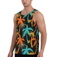 thumbnail image 2 of Haiem Palm Trees Men Workout Tank Top Gym Bodybuilding Sleeveless Muscle T Shirts Athletic Tank Breathable Workout Shirt-XX-Large, 2 of 9