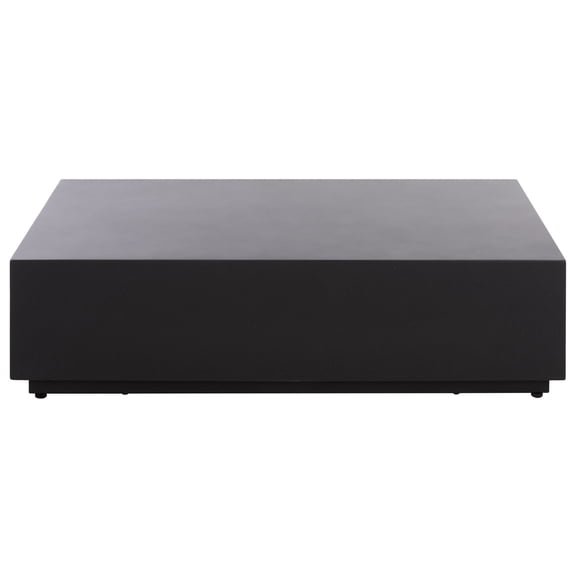Safavieh Tina Rectangle Polystone Coffee Table, Black
