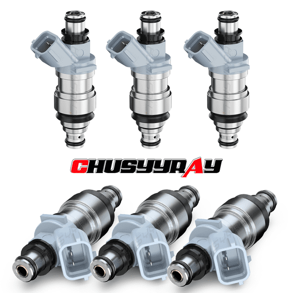 CHUSYYRAY 6X New 23250-62030 Fuel Injectors for Lexus ES300 1992-1993