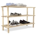 thumbnail image 3 of 3 Tier Wooden Shoe Rack, 3 of 3