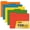 5 Bright Colors, variant on ViVin File Folder with 1/3 Cut Tabs, Fits Letter Size, 100 Pack, for School and Office(Multicolored)