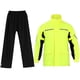 thumbnail image 3 of 1 juego de traje de lluvia reflectante para ciclismo al aire libre para hombre, impermeable, para motocicleta, con pantalones y cubrezapatos para lluvia intensa y seguridad nocturna., 3 of 5