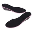 thumbnail image 4 of Plantillas Elevadoras De Altura Amonsee Para Hombres Y Mujeres Rosa + Negro, 4 of 7
