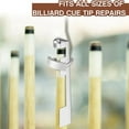 thumbnail image 2 of 18 Pcs Pool Cue Repair Kit Include 2 Clamp 10 Tips Billiard Shaper Chalk Square, 2 of 7