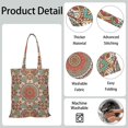 thumbnail image 4 of Sac en Toile Mandala Tribal Boho – Design Géométrique Abstrait, Pliable et Réutilisable, 4 of 6