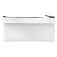 thumbnail image 4 of Dusknt Medium Size Tpu Pancil Bag, Smooth Zipper Waterproof Stationery Organizer, Clear Frosted Storage Pouch for Clasroom Daily Use, 6 Pc, 4 of 9