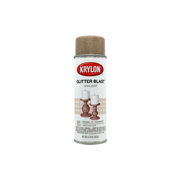 Krylon Glitter Blast Paint 5.75oz Rose Gold