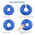 thumbnail image 4 of Dog Cones for Large Dogs to Stop Licking, Soft Cone for Dogs After Surgery (Blue), 4 of 8