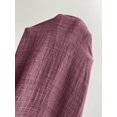 thumbnail image 7 of Womens Dusty Pink Square Neckline Tiered Maxi Dress Puff Sleeve Boho Style, 7 of 7