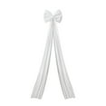 thumbnail image 2 of Ayprnig Christmas Decorations - 6.5 Ft Giant Christmas Bows, Christmas Velvet Bow For Tree Topper, Christmas Tree Bows For Christmas Tree, Wreath, Wall, Backdrop Decorations 15.7x78.7 Inch White, 2 of 8