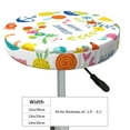 thumbnail image 4 of Lsque Summer Animal Round Bar chair cushion covers Velvet Fabric Premium Comfort Protects from Scratches and Stains for 14-17 Inch Chair- 12 inch, 4 of 7