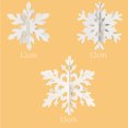thumbnail image 5 of 12pcs 3D Snowflake Pendant Christmas Decorations Christmas Tree Pendant Party Decorations, 5 of 5