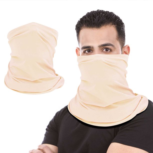 Fiudx Bufanda Deportiva, Bandana Transpirable para Ciclismo Al Aire Libre, Polaina Suave Estilo Punk para El Cuello, Mascarilla de Protección Solar Uv, para Hombre y Mujer, Impregnable para Primavera