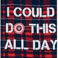 thumbnail image 4 of New Disney Parks Marvel Captain America Flannel &lsquo;I Could Do This All Day&rsquo; Medium, 4 of 8