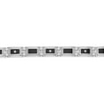 thumbnail image 2 of Lavari Stainless Steel 1/8ct TDW White Diamond Black Resin Accent Bracelet (H-I, I2-I3), 2 of 7