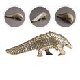 thumbnail image 3 of EeaseCA 1Pc Brass Retro Pangolin Tabletop Ornament Small Brass Desktop Decor for Home, 3 of 7