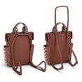 thumbnail image 6 of Wrangler Aztec Women Backpack Purse Convertible Fashion Ladies Anti Theft with Adjustable Strap, Dark Brown, 6 of 6