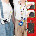 thumbnail image 2 of iPhone 11 Pro Max Case, Cute Cartoon Mickey Mouse Case, Small Waist Design Shockproof Full Protective Phone Case with Lovely Lanyard for iPhone 11 Pro Max 6.5 Inch (Back Mickey), 2 of 4