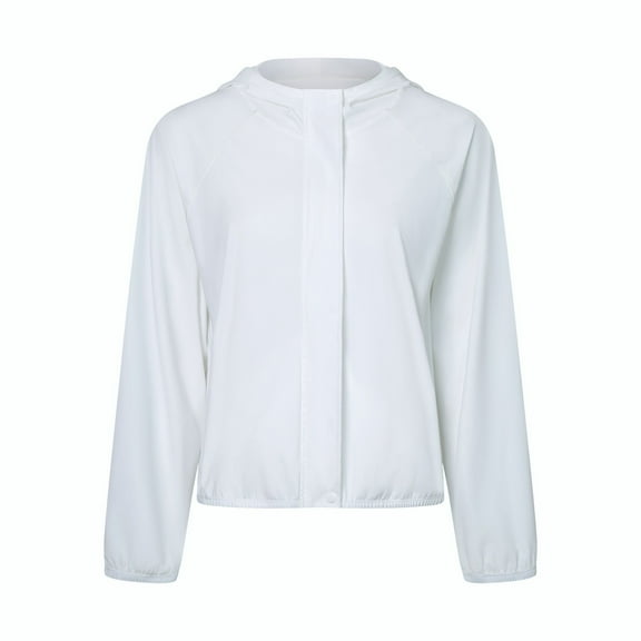 Timegard Womens Hoodies Breathable Lightweight Long Sleeve Tops Sun Protection Jackets Solid Color
