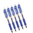thumbnail image 1 of Retractable Gel Ink Retractable Gel Ink Pens Smoother Writing Comfortable Grip Large Capacity Signature Pen For  School 0.5mm Blue, 1 of 5