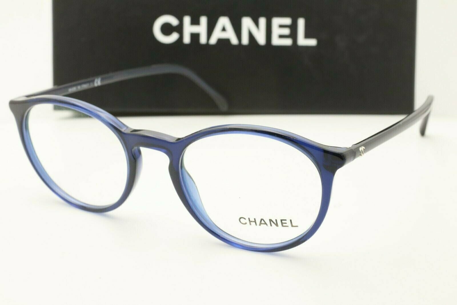 New Authentic Chanel CH 3372 503 Blue Women Eyeglasses 48-19-140