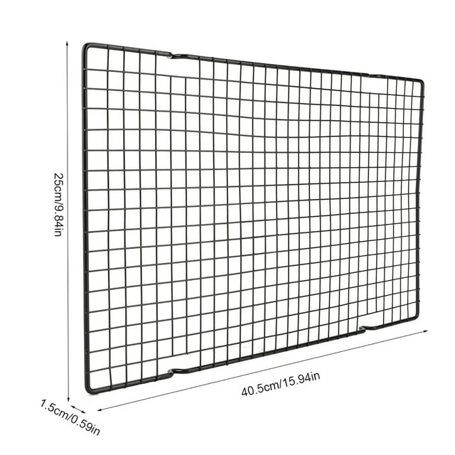 Cooking Grill Tray, 15.94 X 9.84 X 0.59 Inch With Small Holes Cooling Rack Baking Cooling Rack, For Baking Cake Biscuit