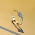 thumbnail image 2 of Anillo de copo de nieve YONGSHENG Flor circón Boda Mujer, 2 of 4