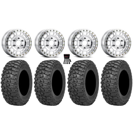 Method 412 Beadlock 15 Wheels Machined 32 Trail Saw 2.0 Tires Can-Am Maverick R Method 412 Beadlock 15 Wheels Machined 32 Trail Saw 2.0 Tires Can-Am Maverick R