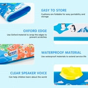 Interactive World Map for Kids Learning and Educational Toys, Talking Electronic Kids World Map Poster, Geography Electronic Games Ages 3 to 12 Years Old, Custom Talking Gifts for Boys & Girls