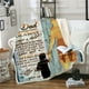 thumbnail image 2 of LHSHID Dad Gifts Fathers Day Birthday Gifts from Son Throw Blanket Gifts for Dad Dad Gifts from Son Soft Fluffy Sherpa Warm Throw Blankets for Bed Office and Couch 60x80in, 2 of 6