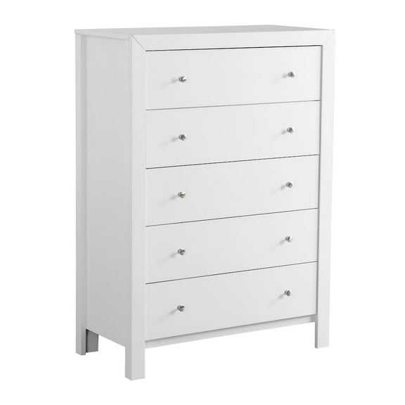 Glory Furniture Burlington Chest in White Color