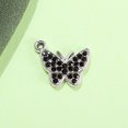 thumbnail image 1 of Pulsera de mariposa de diamantes de colores, cadena para clavícula, tobillera, joyería femenina, colgante, aleación que retiene el color UV, accesorios de galvanoplastia, 1 of 1