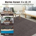 thumbnail image 2 of Roromall Marine Boat Carpet, 6ft x 18ft, Waterproof & Stain-Resistant, Easy to Clean & Install, Non-Slip Backing, Ideal for Indoor Outdoor Use, 2 of 6