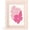 Pink, variant on 4x6 Picture Frame with Real Glass, Wooden cute 4 x 6 Photo Frame with Wavy Mat for Tabletop and Wall Hanging, Yellow, 1 Pack