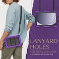 thumbnail image 5 of FJLBDE Case for Samsung Galaxy Tab A9+/A9 Plus 11 inch 2023 SM-X210/X216/X218, Rugged Shockproof Tablet Cases Cover with Kickstand Shoulder Strap, Purple, 5 of 7