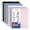 6 Assorted Colors, variant on ONAVIA 3 Subject Notebook, College Ruled Spiral Notebook with 3 Divider Pockets, 3 Pack, 9" x 11", Poly Cover, 3 Hole Punched for College & Work, 150 Sheets, Assorted Colors