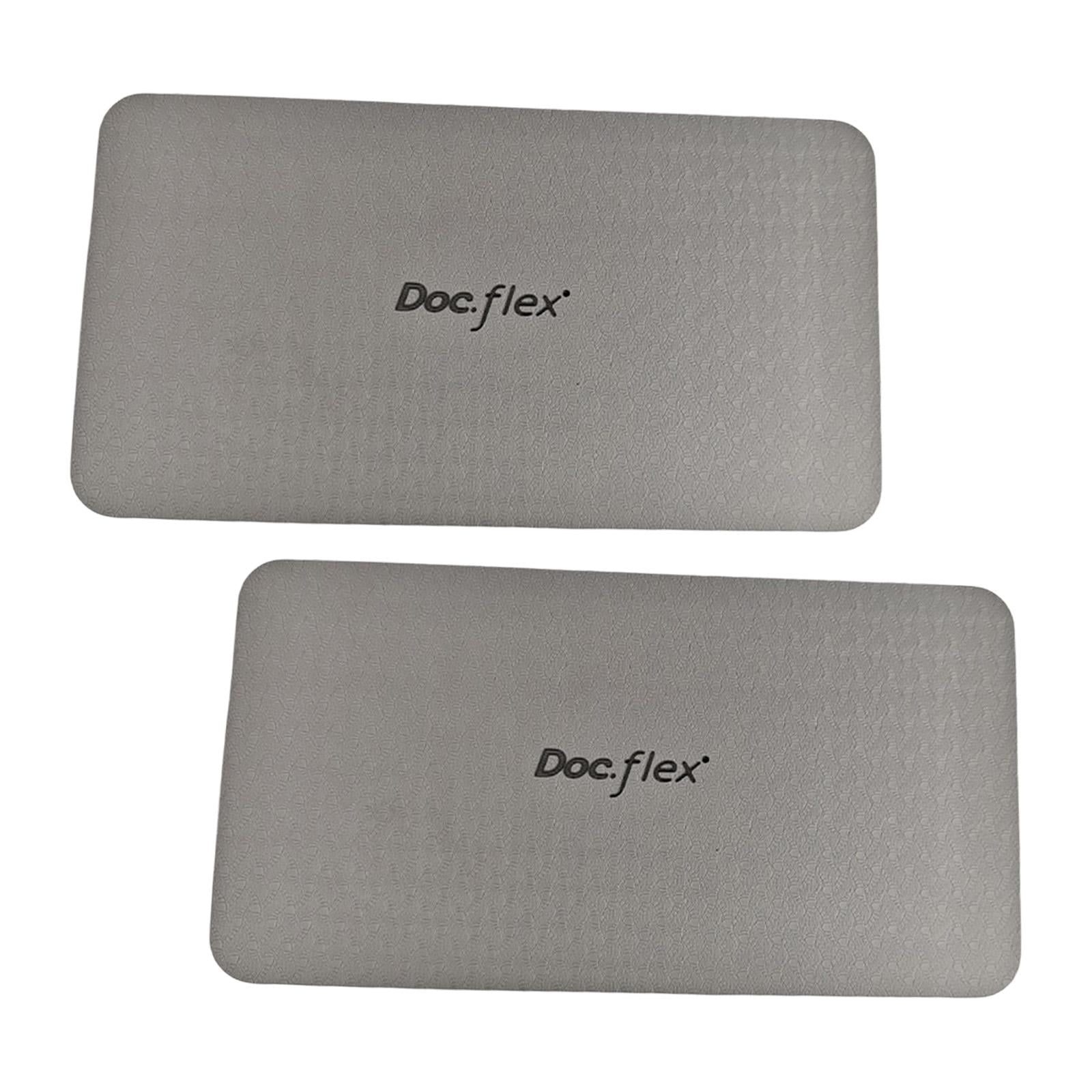 2 Pieces Pilates Mat Yoga Knee Pad Exercise Pad Supportive TOE Material Home Gym Women Use