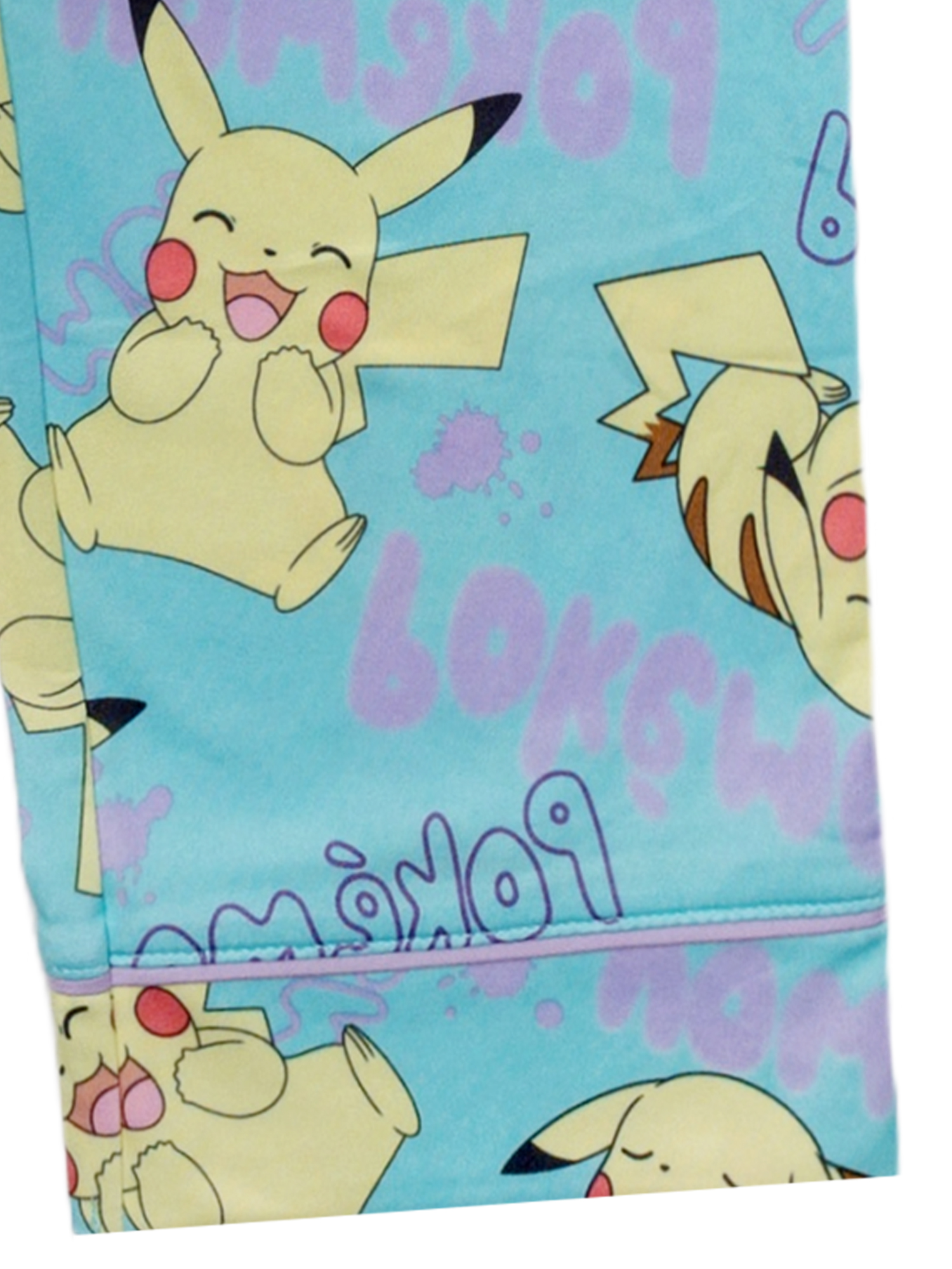 Pokemon Girls Button Front Top and Pants Pajama Set, 2-Piece, Sizes 4-12