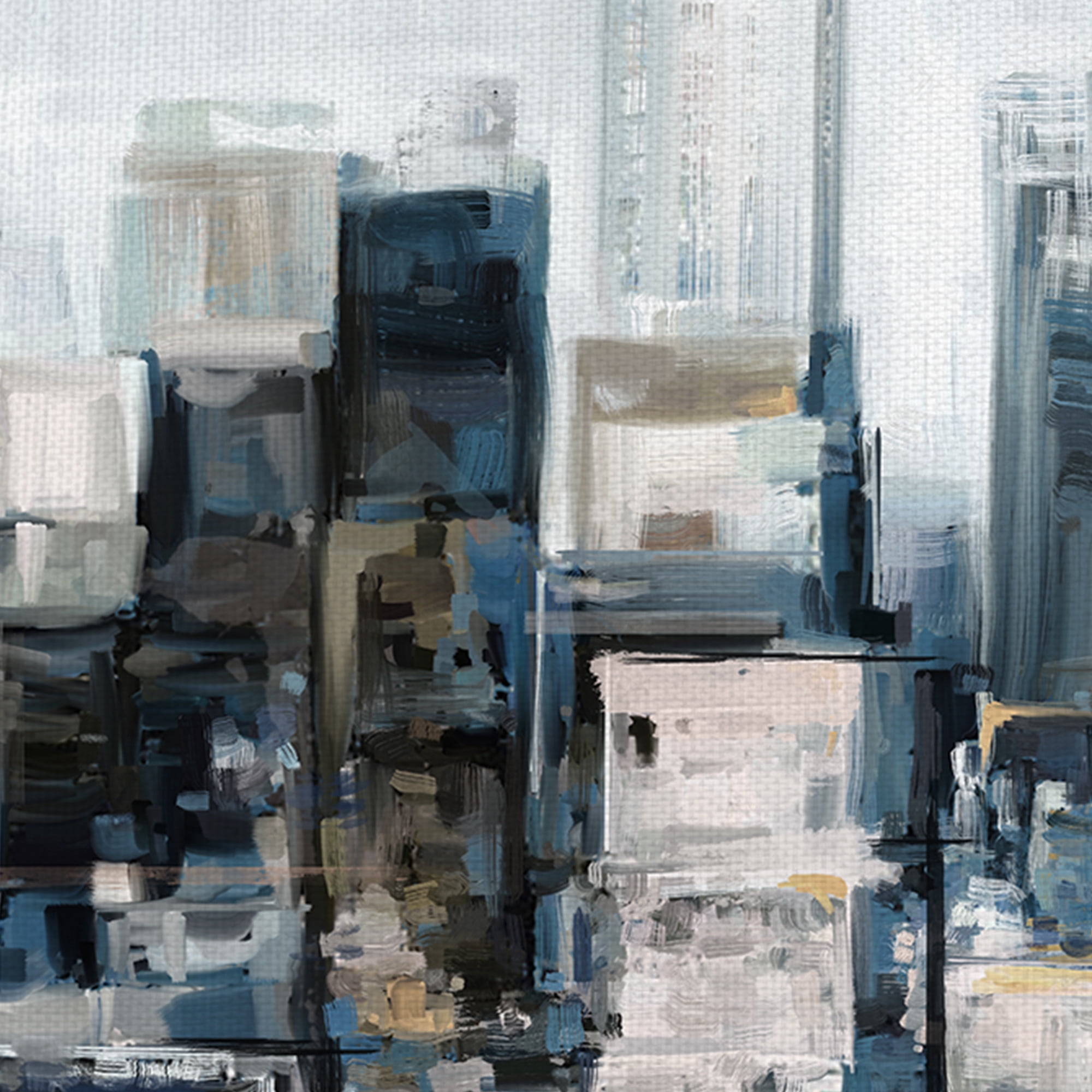 Masterpiece Art Gallery City Center Skyline by Studio Arts Canvas Art Print