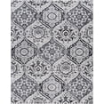 thumbnail image 3 of Transitional 5x8 Area Rug (5'3'' x 7'3'') Geometric Gray, Black Living Room Easy to Clean, 3 of 12