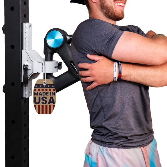 QMount Massage Gun Holder & Power Rack Mount with 12" rail