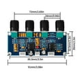 thumbnail image 2 of Langgg Universel DC 12-24V Microphone Amplificateur de Puissance Carte Réglable Ampli Micro Module Audio Équipement Électronique Modifié, 2 of 8