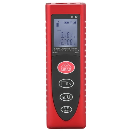 

Digital Rangefinder Distance Meter Distance Meter 40m Handheld Digital Distance Meter Range Finder Area Volume Measurement W-40