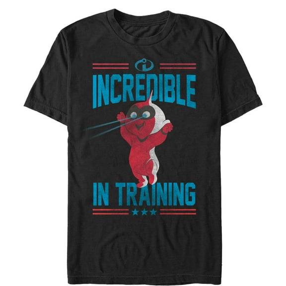 Men's The Incredibles 2 Jack-Jack in Training Graphic Tee Black Small