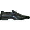 VANGELO Men Dress Shoe Tux-4 Loafer Formal Tuxedo Prom & Wedding Shoe Black Matte 9 D(M) US